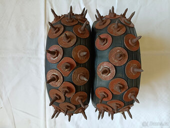 Motokára pneumatika barum continental stomil s hřeby hladkou - 2