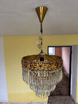 Starý křišťálový lustr - 2