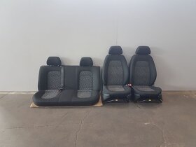 Vyhřívané černé sedačky + kabeláž Škoda Fabia Fl. - 2