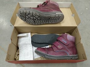 Dívčí dětské kožené boty botky FARE 34 - 2