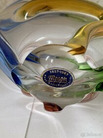 Moser retro hutní sklo košíček - 2