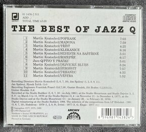 Prodám CD The best of Jazz Q - sběratelská rarita - 2