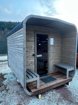 Zahradní 3M CUBE SAUNA s terasou - 2