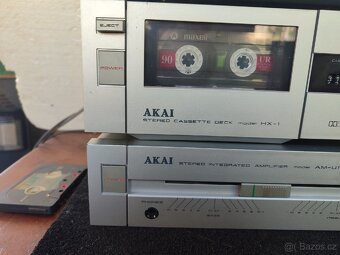 AKAI Retro věž. 3.komponenty rakovy rozmněr 44cm - 2