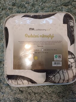 Povlečení- peřina 1x 140x200 ,1x polštář 70x90 - 2