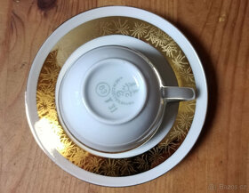 šálky s podšálky z porcelánky Chodov - 2