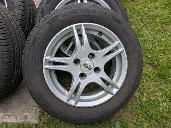 14" disky 4x100 Renault Kangoo + letní pneu 175 / 65 / R14 - 2