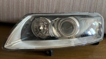 AUDI A6 C6 PŘEDNÍ SVĚTLA BIXENON BEZ AFS - 2