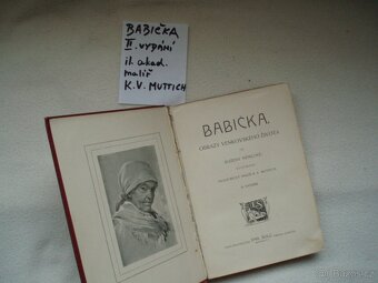 stará kniha Babička-B.Němcová-pozlacená - 2