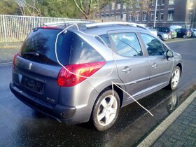 peugeot 207 SW,okno boční zadní - 2