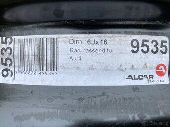 Plechové disky 6Jx16 Škoda Octavia - 2