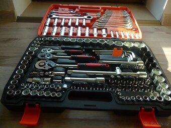 GOLA SADA VELKÁ 151 kusů, 1/4" 1/2" 3/8", Cr-V - NOVÁ - 2