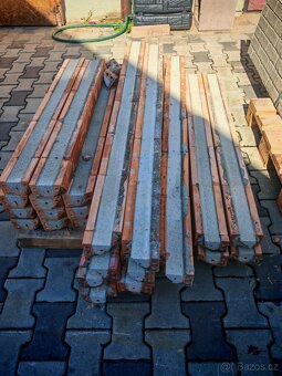 Cihelný překlad nad dveře příčkový 11,5cm délky 1m 1,25m a 1 - 2