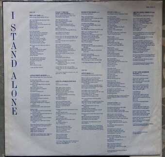 LP deska - Agnetha Fältskog (ABBA) - I Stand Alone - 2