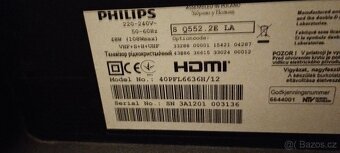 televize Philips 40 palců/102cm, full hd a settop box - 2