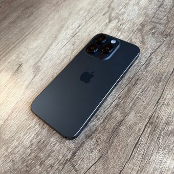 IPhone 15 Pro 128GB blue titanium, 100% baterie (rok záruka) - 2