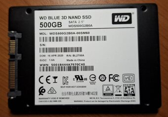 WD blue 500 GB 3D NAND SATA SSD - - 2