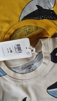 Set dvou body Lindex s velrybami vel. 56 - 2