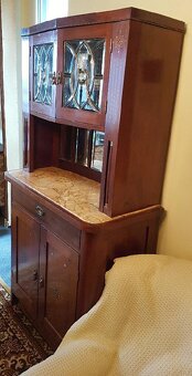 2 kusy starožitné příborníky - 2