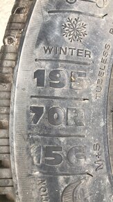 195/70 15c zimni - 2
