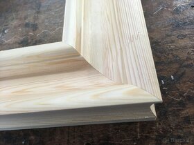 Masivní dřevěný obrazový rám z borovice - šíře 10cm - 2