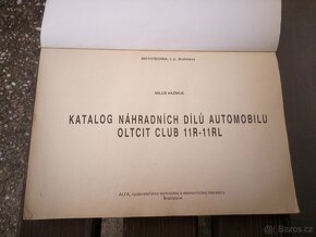 Oltcit club 11R-11RL, katalog náhradních dílů 1990-originál - 2