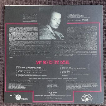 Svatopluk Karásek Say no to the devil Šafrán originál vinyl - 2
