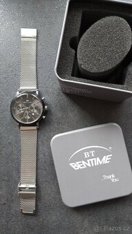 Pánské hodinky Bentime NOVÉ kovový pásek - 2
