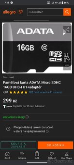 Paměťová karta ADATA, Micro SDHC, 16 GB - 2