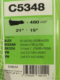 Stěrač Valeo 21''/ 19'' 480 mm C5348 - 2