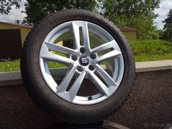 Seat Alhambra + VW Sharan - zánovní zimní alu kola 17" - 2