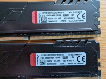 DDR4 Hyper X Fury 16Gb 3200 - 2