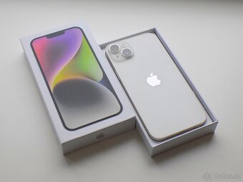 APPLE iPhone 14 Plus 128GB Starlight - ZÁRUKA - JAKO NOVÝ - 2