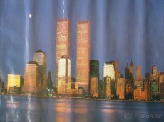 Prodám originál plakát New York foto před rokem 2001 - 2