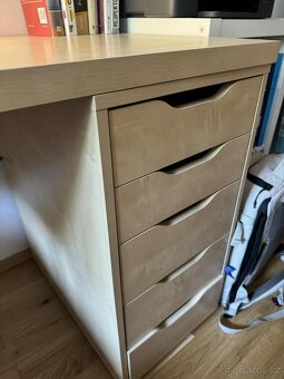 Stůl s šuplíky Ikea Lagkapten - 2