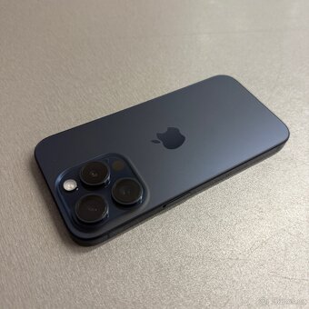 iPhone 15 Pro 128GB, 100% baterie, 12 měsíců záruka - 2