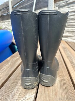 Černé holínky Solognac (Decathlon), vel 41/42 - 2