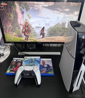 PS5 Slim 1TB s mechanikou v záruce + hry - 2