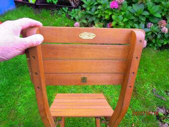 zahradní skladací židle - 2