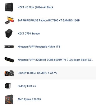 Herní PC Sestava + Příslušenství HyperX - 2