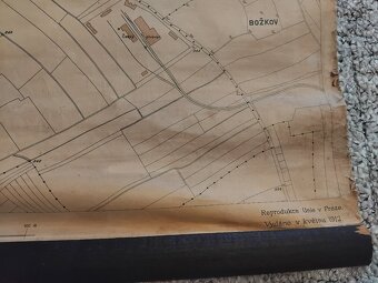 Mapa Plzně z r. 1912 - 2