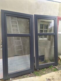 Plastová okna 4 ks Použitá 198 cm. x 106 cm. - 2