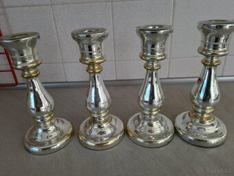 Skleněné svícny - 2