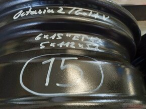 Ocelový disk Octavia 2, Golf V, Seat Altea. 15" - 2