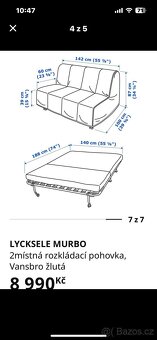 Rozkládací sedačka - 2