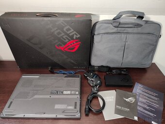 Herní Asus ROG Strix G15,AMD R7-8Core,RTX 3050ti,TOP stav. - 2