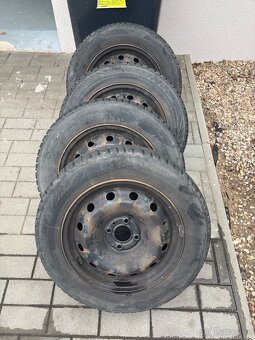 185/65 r15 zimní pneu + disky + tmps senzory Dacia Sandero 2 - 2