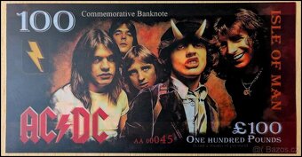 AC DC  pamětní bankovka UNC - 2