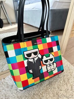 VELKÁ KOSTIČKOVÁ KABELKA KARL LAGERFELD - 2