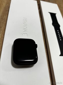 Apple Watch 9, 45mm, temně inkoustové, baterie 100% - 2